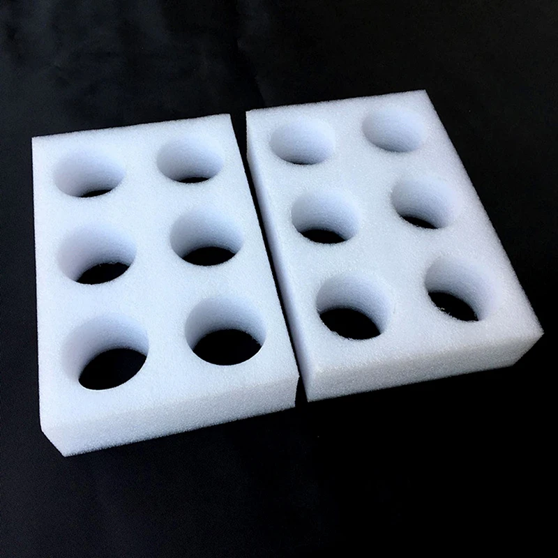1PCS Foam Drink Holders 6 Hole Glass Cup Holder Bottle Storage Party Takeout Campervan Camping