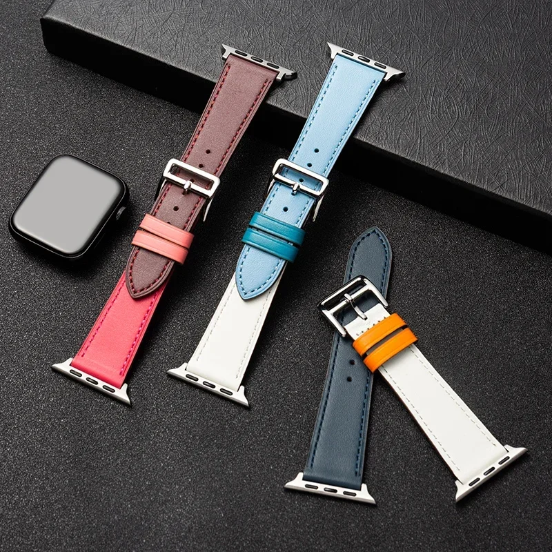 Premium Sport Leather Watch Strap Bracelet - Universal Fit
