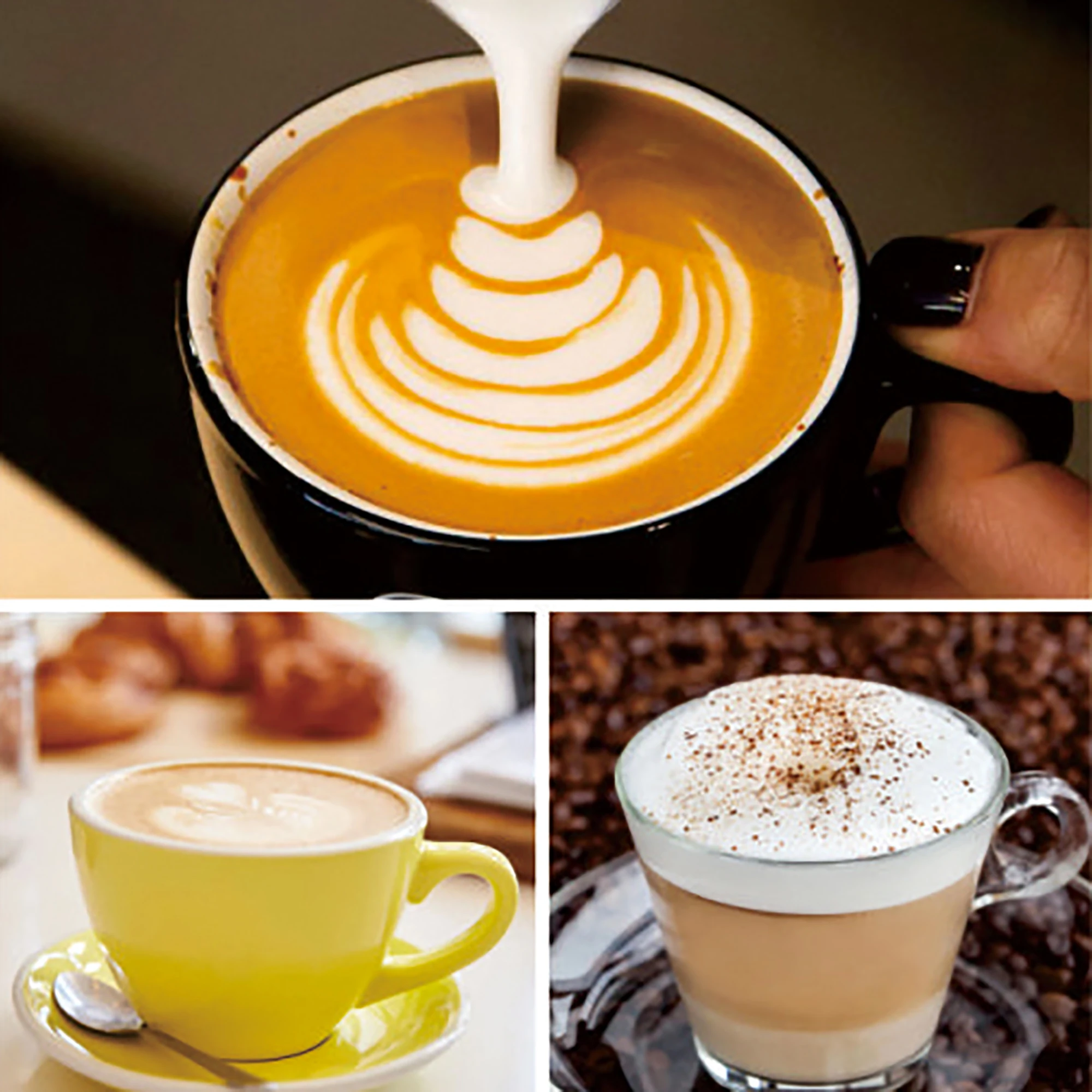 Electric Milk Frother and Steamer - Automatic Latte and Cappuccino Maker