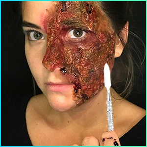 Halloween Special Effects Makeup Kit 2.12oz Wound Scar Wax 1.06oz Fake Scab  Blood 20 Color Face Body Paint Oil with Brushes - AliExpress