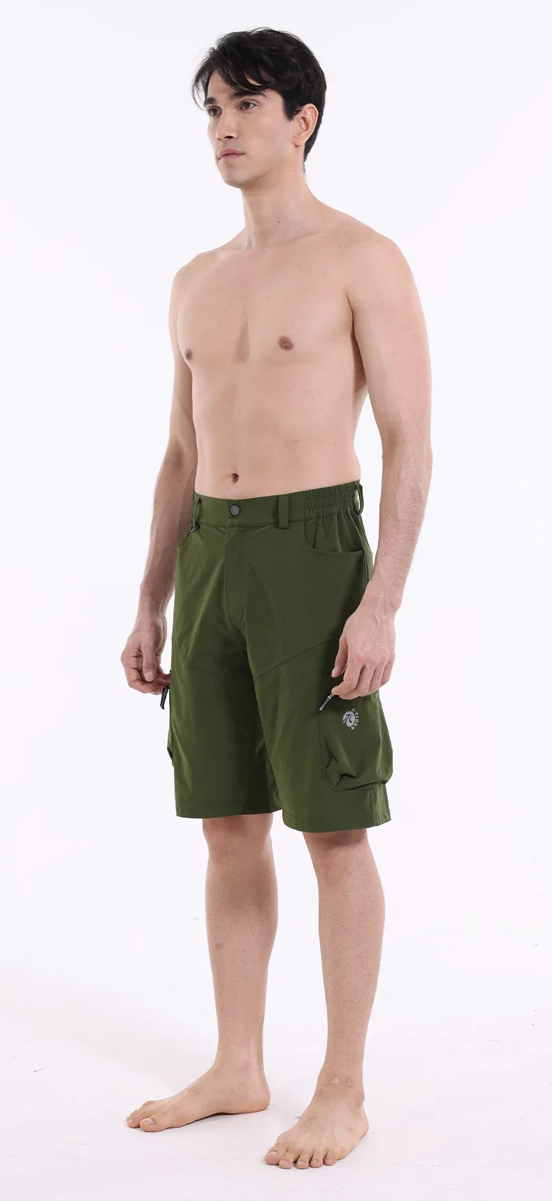 Mountain Bike Shorts – Breathable Multi-Pocket Cycling Shorts with Elastic Waistband