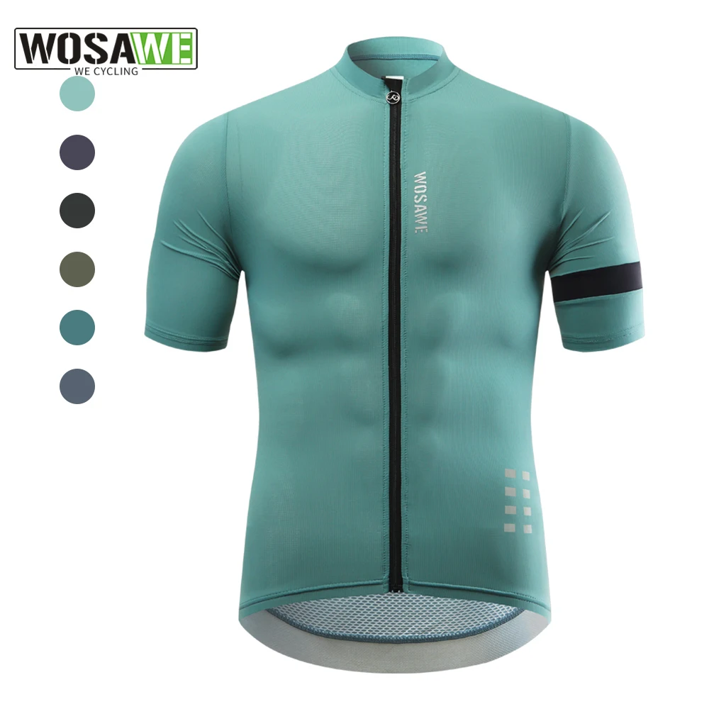 

Вело-Джерси WOSAWE, профессиональная команда, летние рубашки с короткими рукавами для горных велосипедов, новая ткань, быстросохнущая одежда для велоспорта