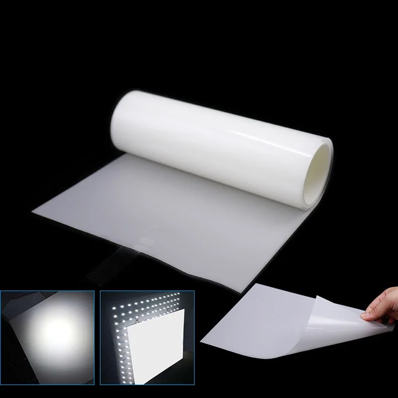 Highland væske Kristus Light Diffuser Film Homogenizing Uniform LED Diffusion Film Light Guide Film  for Flat Panel Light LCD Photography Customizable