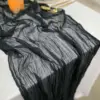 35 x 72 inch Black Cheesecloth Gauze Table Runner Wedding Decor Boho Arch Draping Gauze Event Centerpiece Shower Runner 4