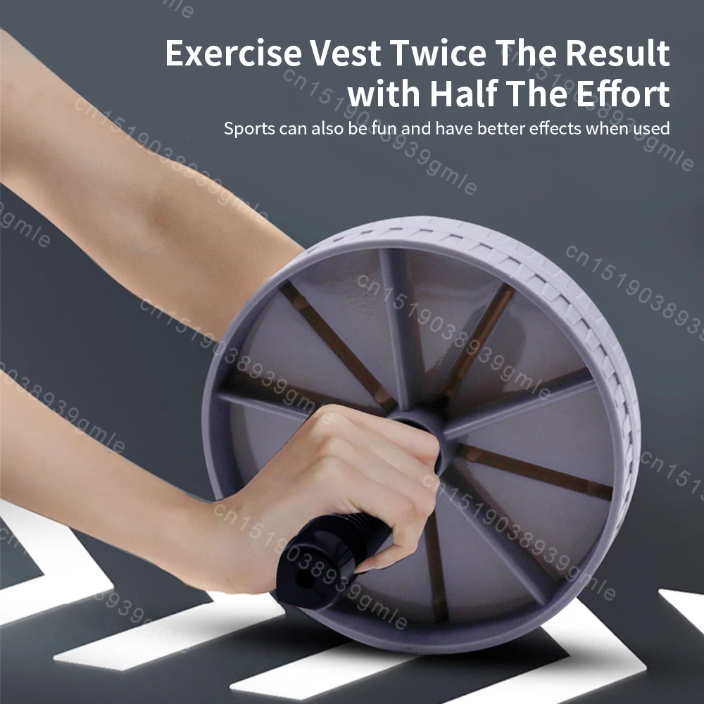 Abdominal Roller Abdominal Trainer Household Wheel Strong Load Bearing Non-Slip Roller Muscle Exercise Fitness Training Workout 4