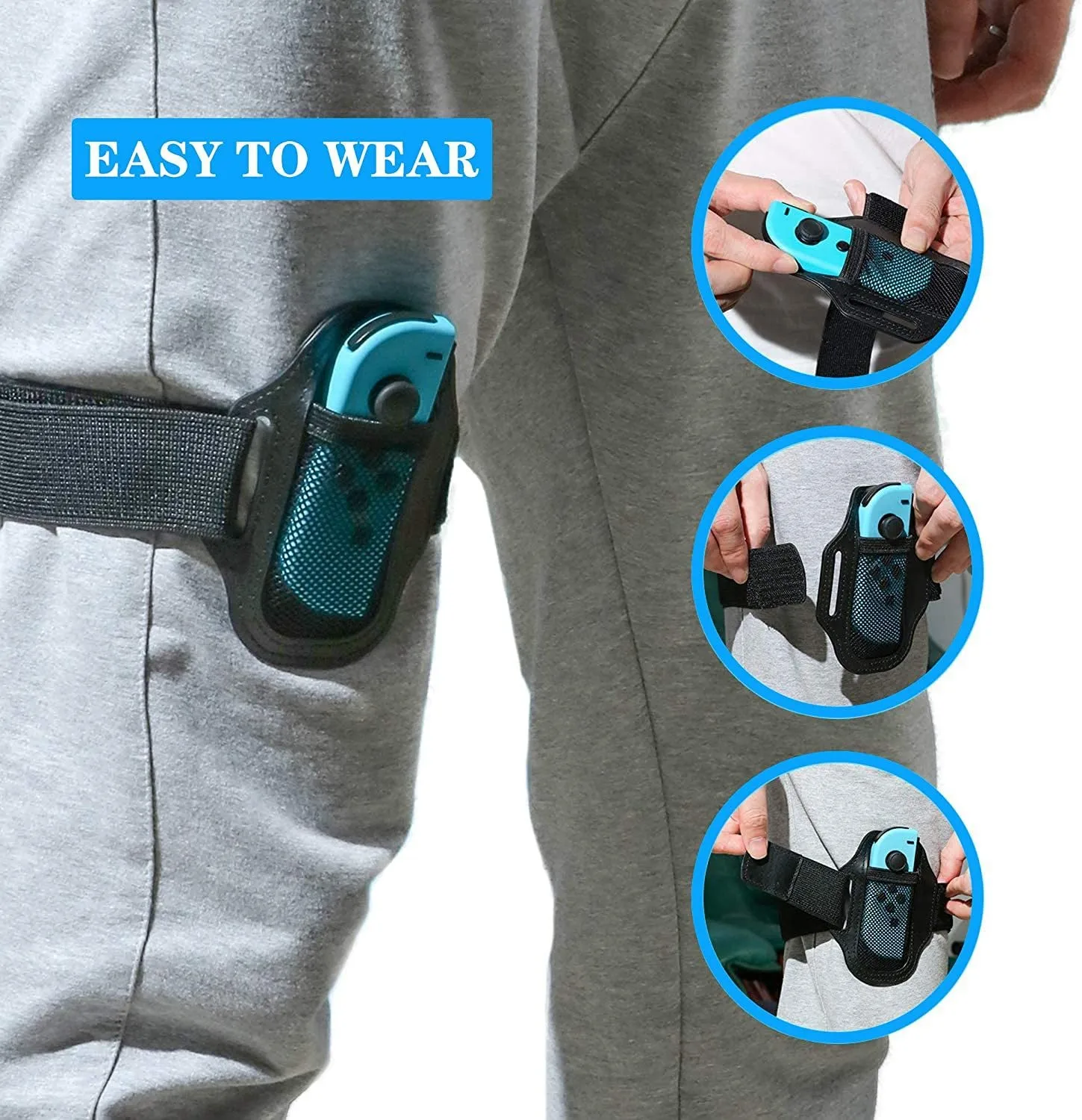 Adjustable Leg and Arm Strap Elastic Band for NS Switch Ring Fit Adventure Game Ring Feet Accessories Fishing Belts fishing belts