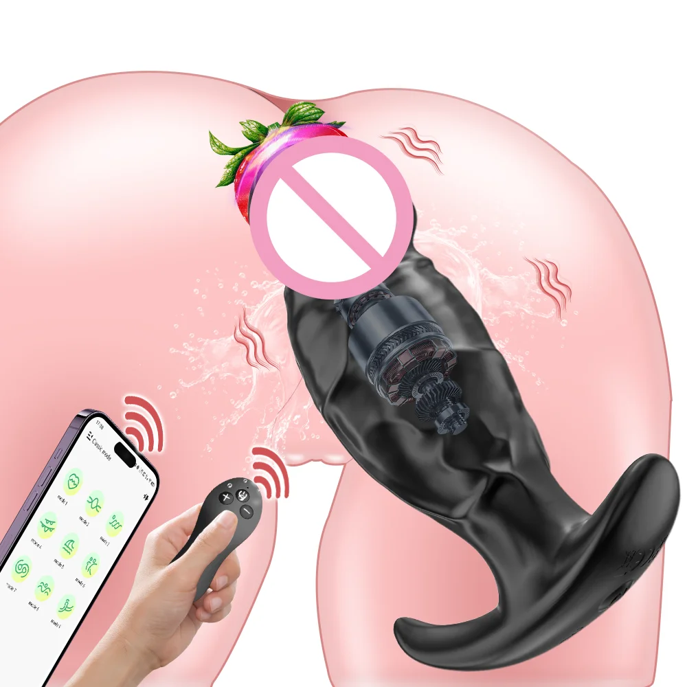 APP Drahtlose Steuerung Anal Plug Vibrator Prostata-massagegerät Butt Plug für Männer Dildo Vibrarots Masturbator Erwachsene Sex Spielzeug für Frauen 1