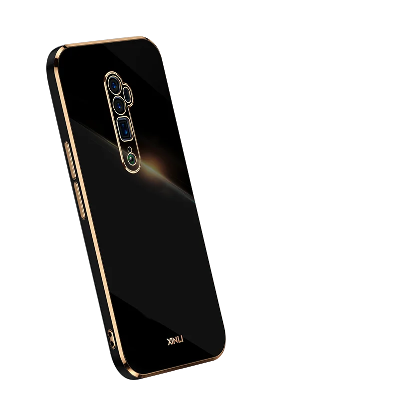 Luxury Square Plating Shockproof Silicone Case