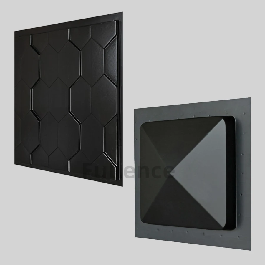Gypsum Decorative Wall Brick Panels ABS Plastic 3D Concrete Background Wall Ceramic Cemet Tile Mould Floor Tile Molds