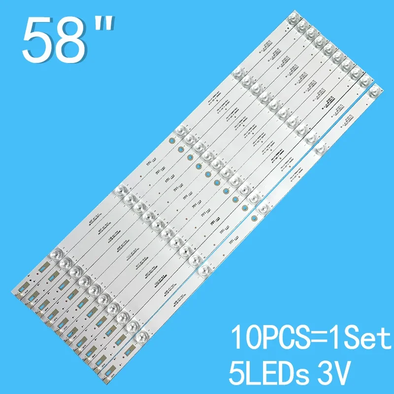 LED backlight strip For 4708-K58WDD-A2117N01 4708-K58WDD-A1117N01 K580WDE1 led backlight strip for harper 50u750ts 50put6023 60 50usk1810t2 k500wdc2 a2 4708 k50wdc a2113n11 50put6002 im50us820