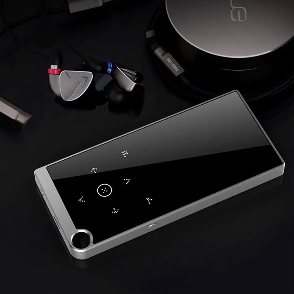 Portable Bluetooth MP3 Player Wireless Connectivity Large Storage Space Touch Screen MP3 MP4 Player blue