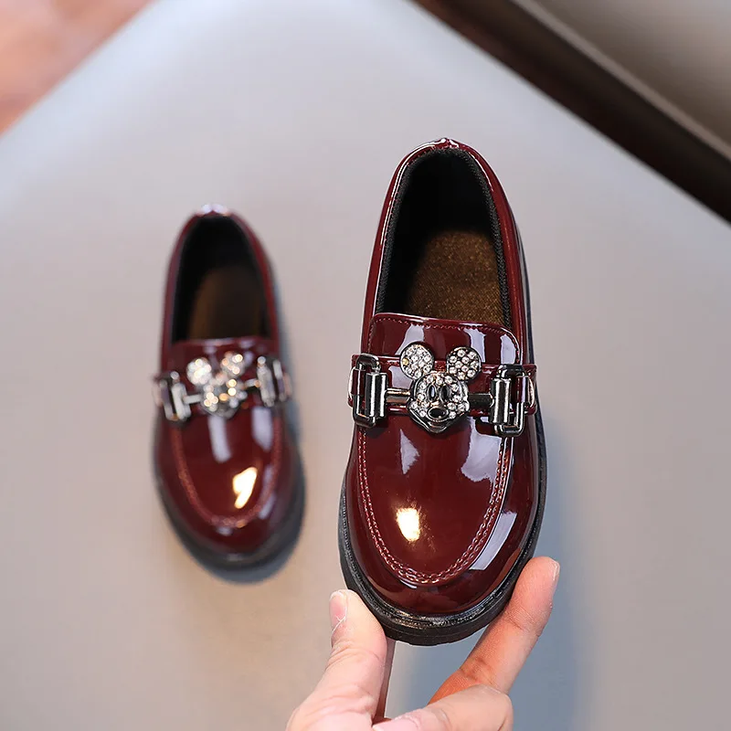 DISNEY Boys Leather Shoes for School Party Wedding 21-31