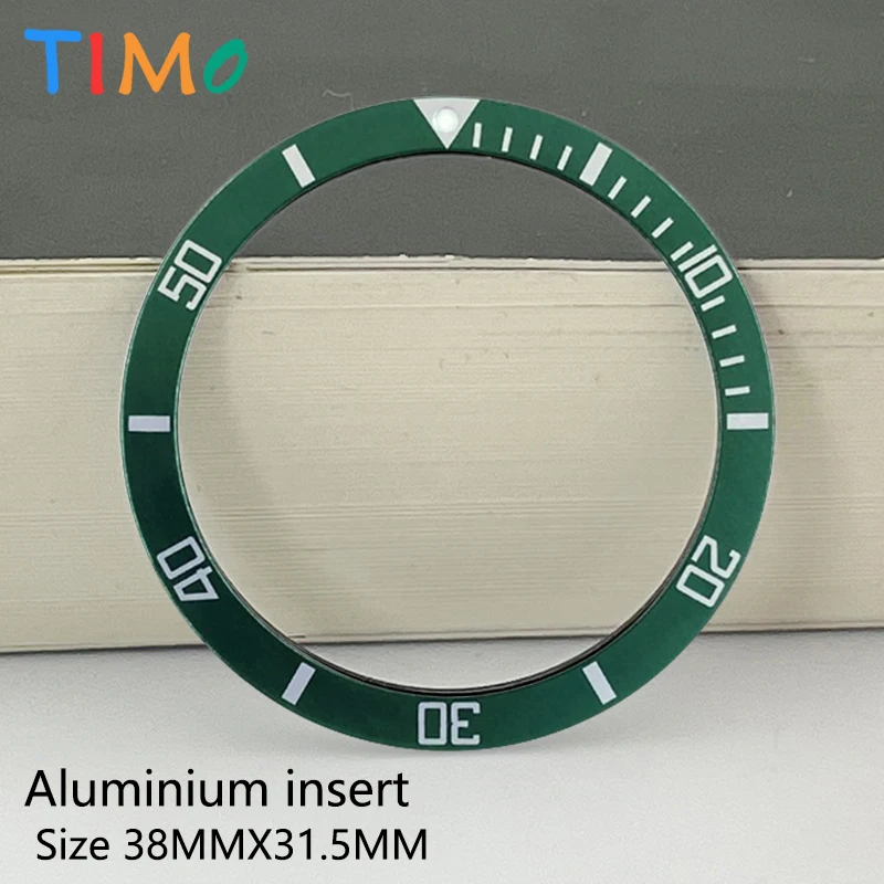 Premium 38x31.5mm Aluminum Bezel Insert