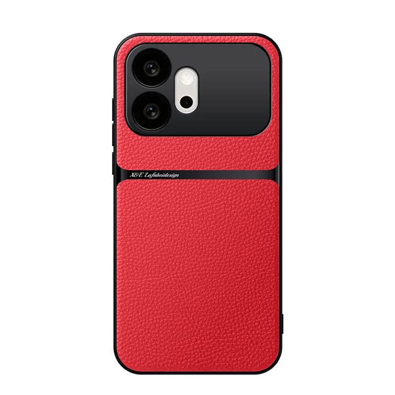 ELVEV Magnetic PU Leather & Soft TPU Ultra-thin Camera Protection Phone Case