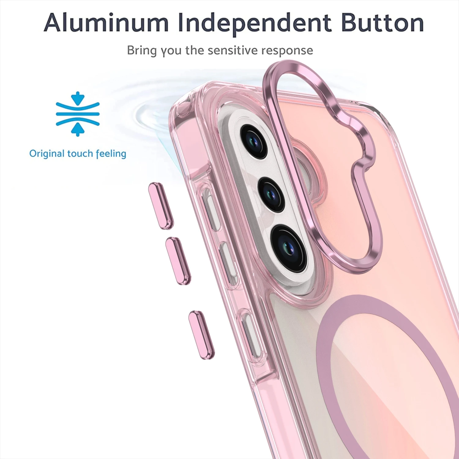 Aurora Gradient Magnetic Phone Case - Stylish and Durable Back Cover