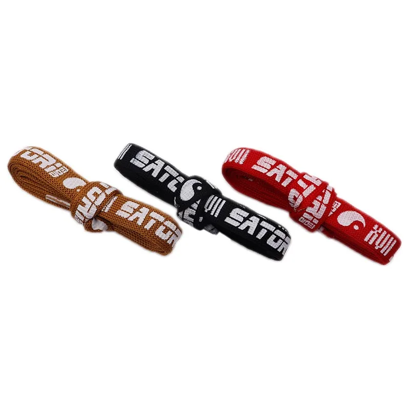 WeiouLaces 15MM Funny Pattern Text Flat Laces Decoration Wide Lacets Silk Screen Printed Shoelaces Canvas Accessory Retail 1Pair