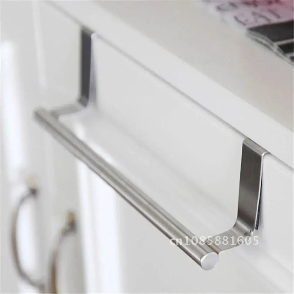 

Steel Towel Holder Rack Stand Bar Cabinet Door Hanging Organizer Household Kitchen Accessories Stainless Bathroom
