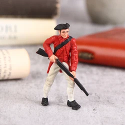 Medieval Infantry Soldier Toy Scene Decorations with Musketry and Musical Instruments (E)