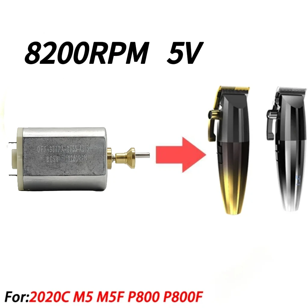 5V 8200RPM Motor, geeignet für 2020C, M5(F) und P800(F) Haarschneidemaschinen, Ersatzteile für die Wartung.