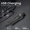 Hair Clippers for Men Cordless Professional Barber Clipper Hair Cutting Kit with 3 Guide Combs for Haircut, Trimming & Grooming 5