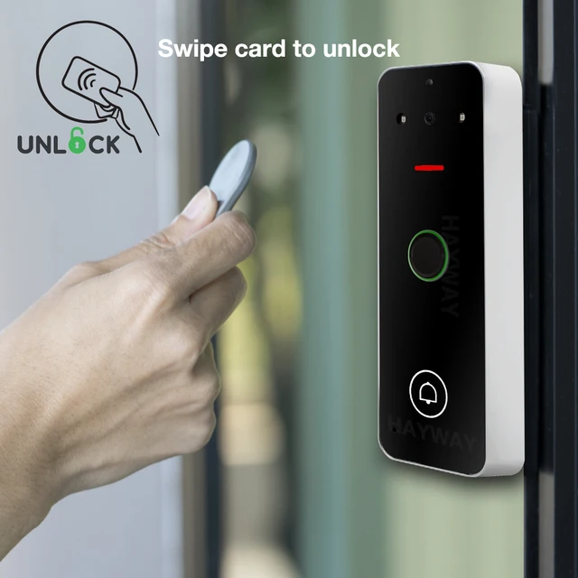 Video Intercom Access Control Keypad Visual Doorbell Tuya Smart WiFi RFID Digit Fingerprint Intercom System Outdoor Metal Case 5