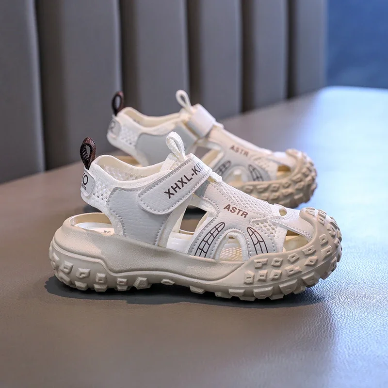 Kids Summer Mesh Breathable Hollow Out Sandals