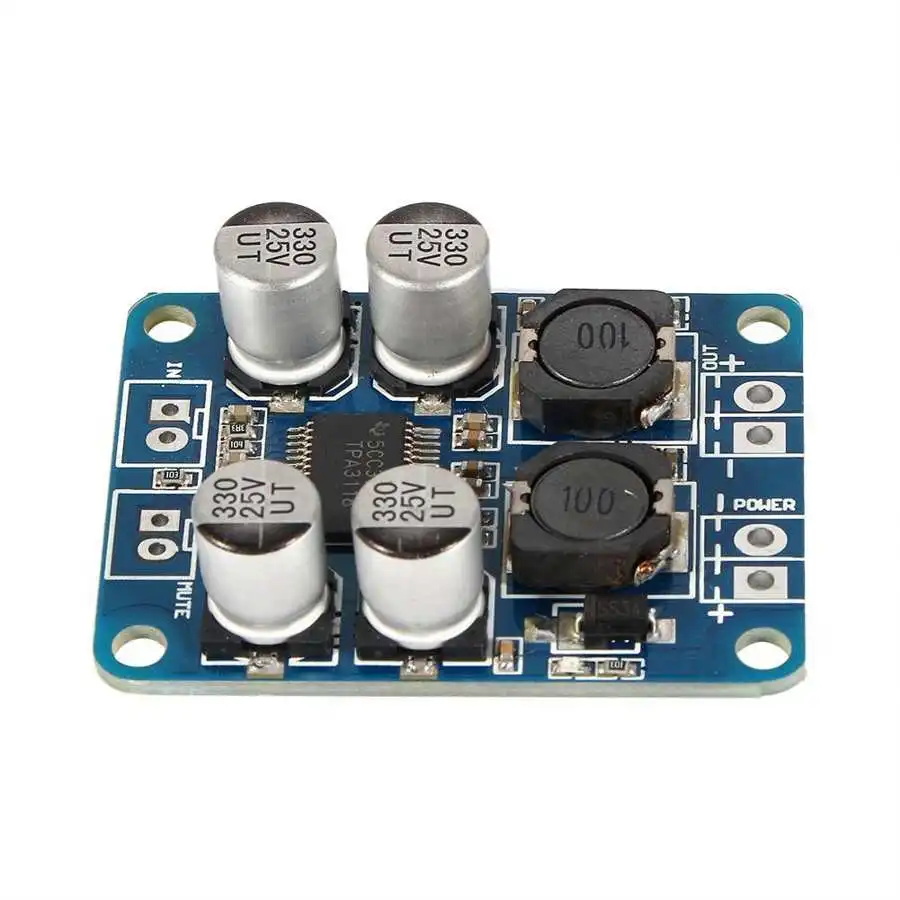 TPA3118 PBTL 모노 디지털 앰프 보드 1X60W 12V 24V 파워 앰프, 1x60w