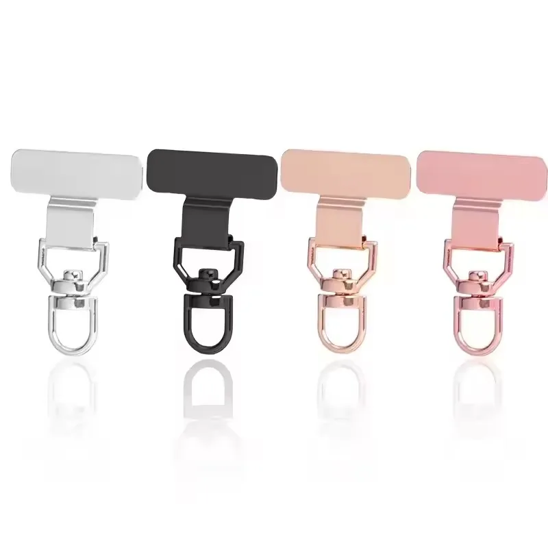 360° Rotatable Ultra-Thin Phone Lanyard Clip with Anti-Lost Strap