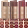 6pcs Face Secret Lip Liner Pencil Set,Ultra-Fine,Smooth Long Lasting Waterproof Matte Velvet,Brown Mixed Color 1