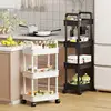 5-Tier Floor Standing Trolley Cart 2