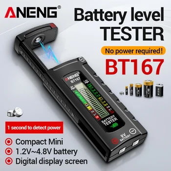 Tester batteria ANENG BT167 Rilevatore multifunzionale Misura rapidamente il livello della batteria Strumenti di misurazione precisa in plastica ABS