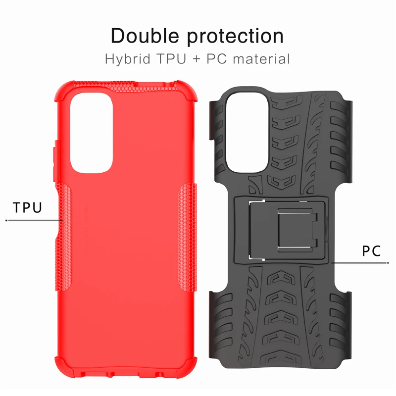 Cover For Xiaomi Redmi Note 11S Case Bumper Dual Layer Armor Back Cover For Redmi Note 11S Case For Redmi Note 11S 11 Pro Case