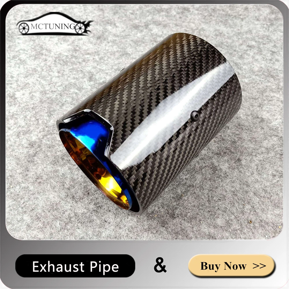 1 Pcs Blue Exhaust Pipe For BMW M135i M140i M235i M240i M335i M340i