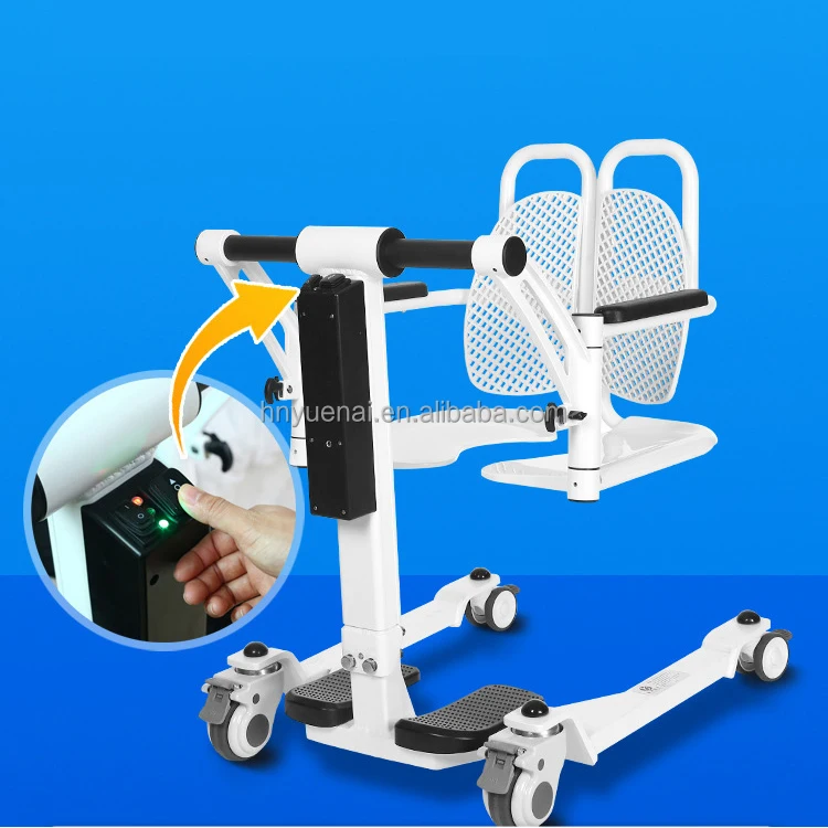 wholesale medical portable electric hydraulic toilet  move elderly patient nursing transfer lift commode chair 2