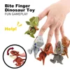 Jurassic Dinosaur Park Finger-biting Toys Snap Squad Tyrannosaurus Dino Mini Action Figure Model Fidget Toys for Children Kid 2