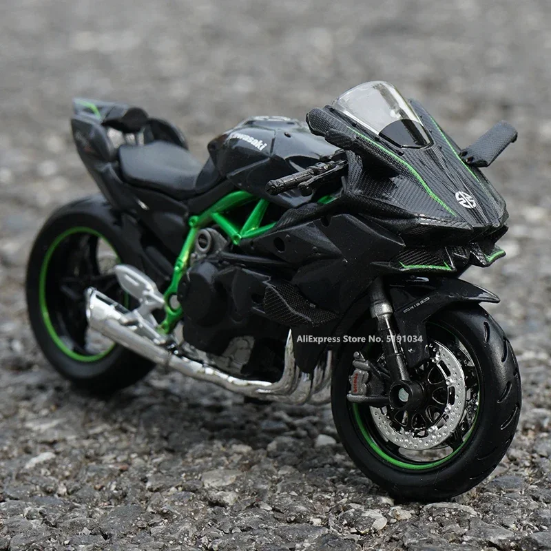 

Maisto 1:18 Kawasaki NINJA H2R Alloy Motorcycle Model Toy Car Collecting