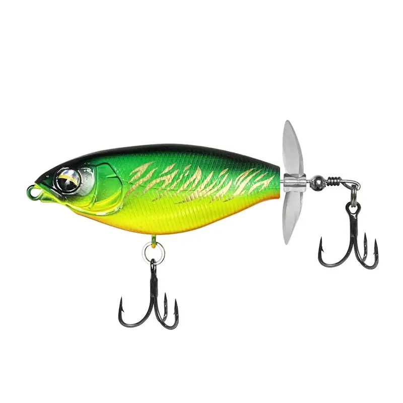 1Pc Top Water Fishing Lures with Treble Hooks Whopper Freshwater Saltwater Floating Lure for Bass ﻿ - 5