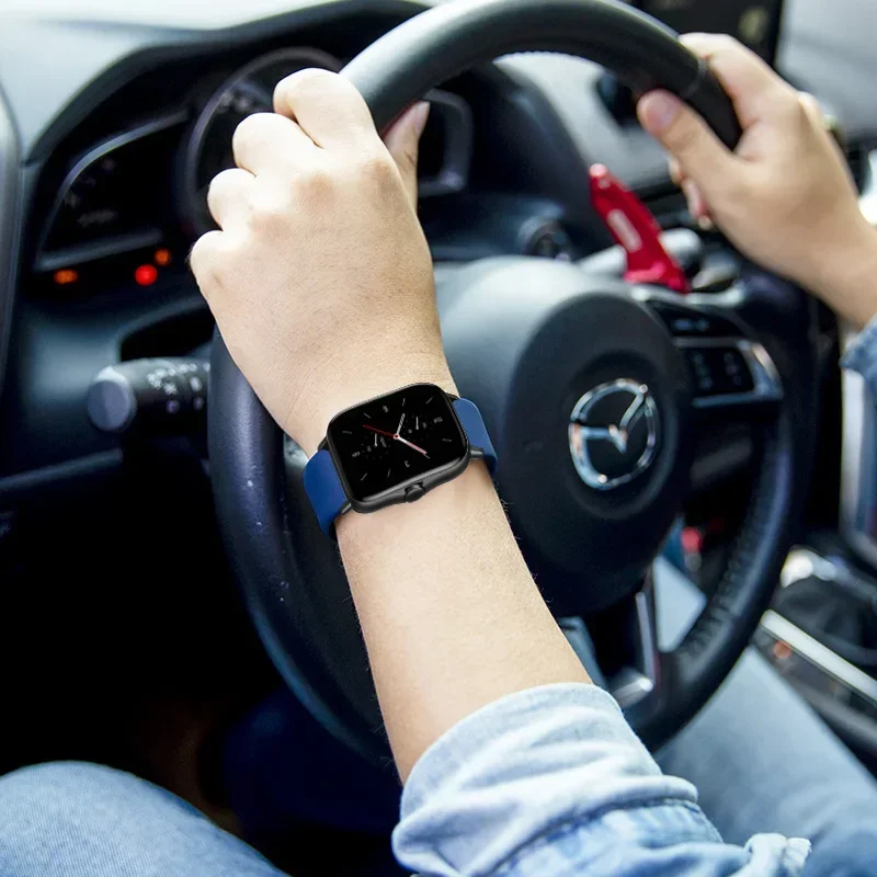 Versatile Silicone Watch Band: 20mm/22mm Adjustable Strap