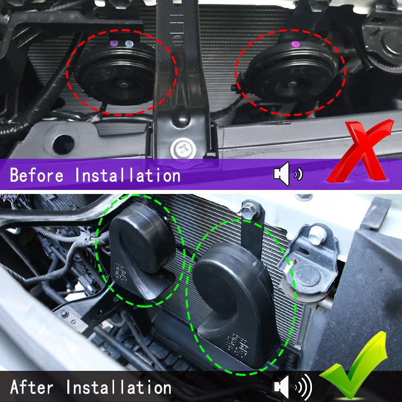2021 2022 2025 Toyota Land Cruiser 300 Snail Horn 전면 스피커 고음 저음 LC300 교체 부품 업그레이드 액세서리