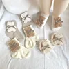 New Baby Infant Socks Cute Bear Newborn Boy Girls Short Sock Kids Toddler Soft Cotton Animal Design Children's Breathable Socken 1