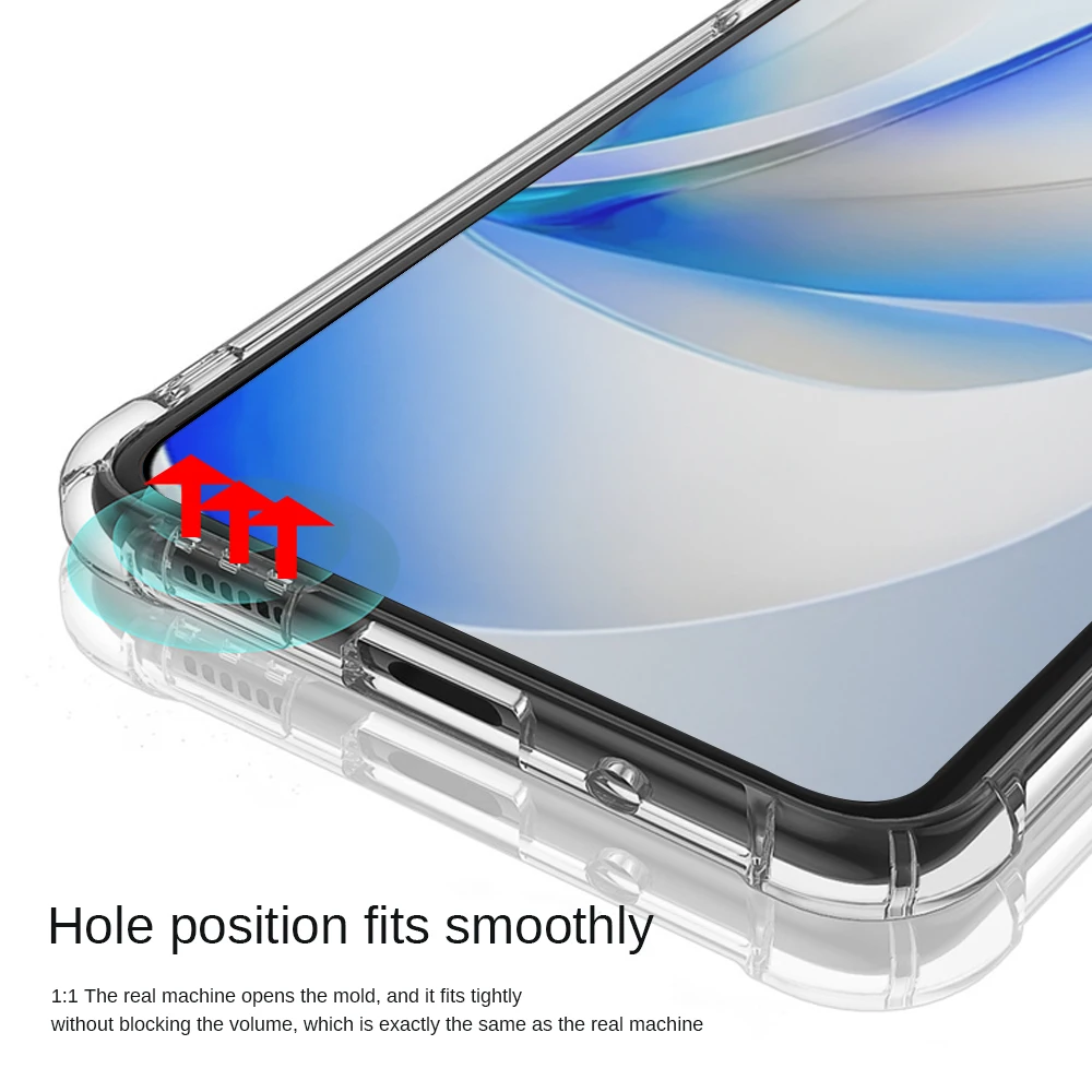 Clear Crystal Transparent Silicone Case - Anti-Yellow & Shockproof Cover