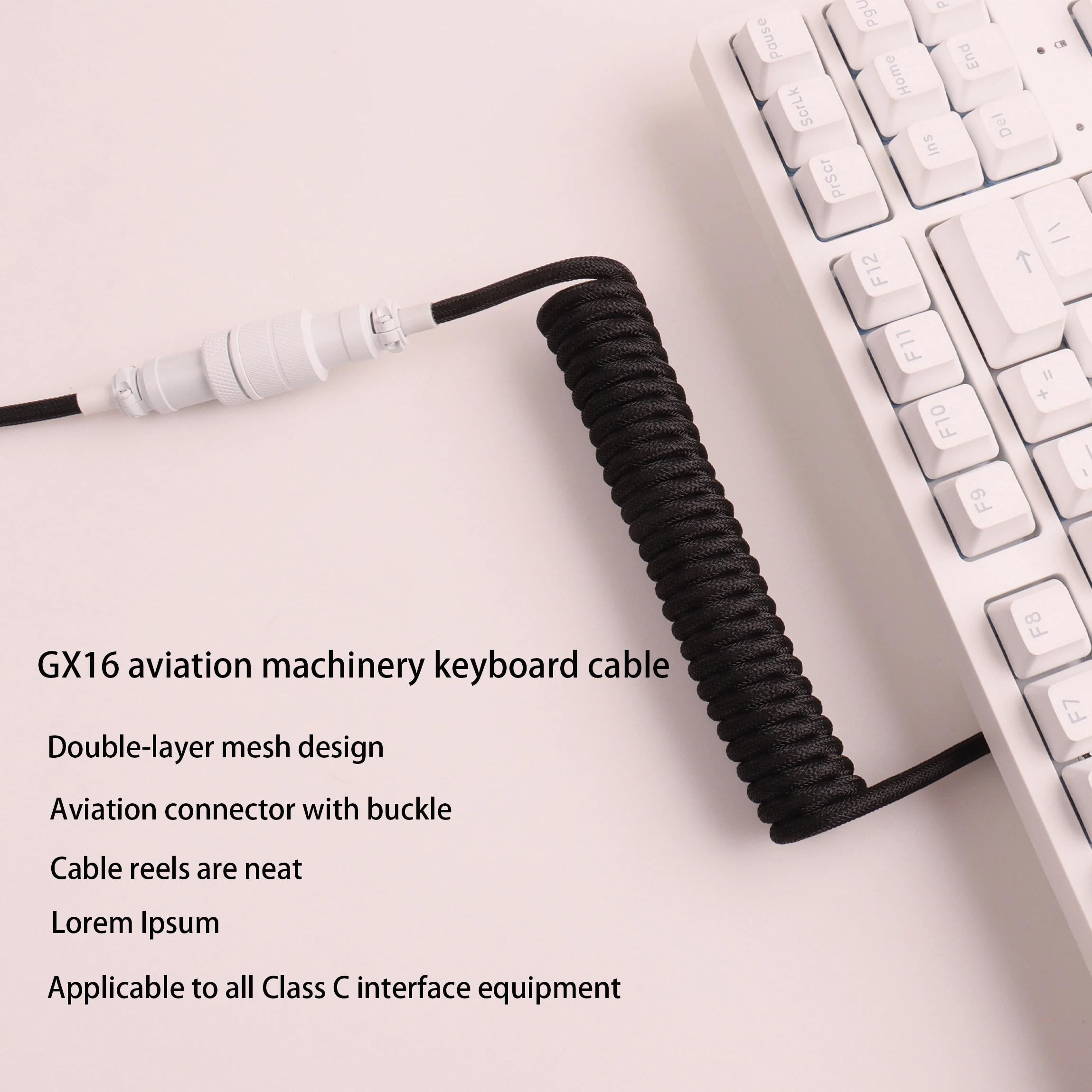 Tipo C Cabo Fio, Aviator Connector, Adequado