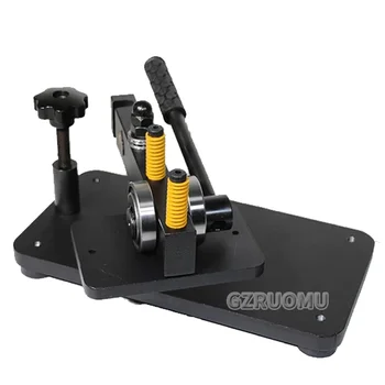 Macchina da taglio per pelle 12x18cm fai da te tessuto carta indentazione goffratura pressa 3.0Ton punzonatura manuale fustellatrice in pelle taglia e cuci macchina professionale