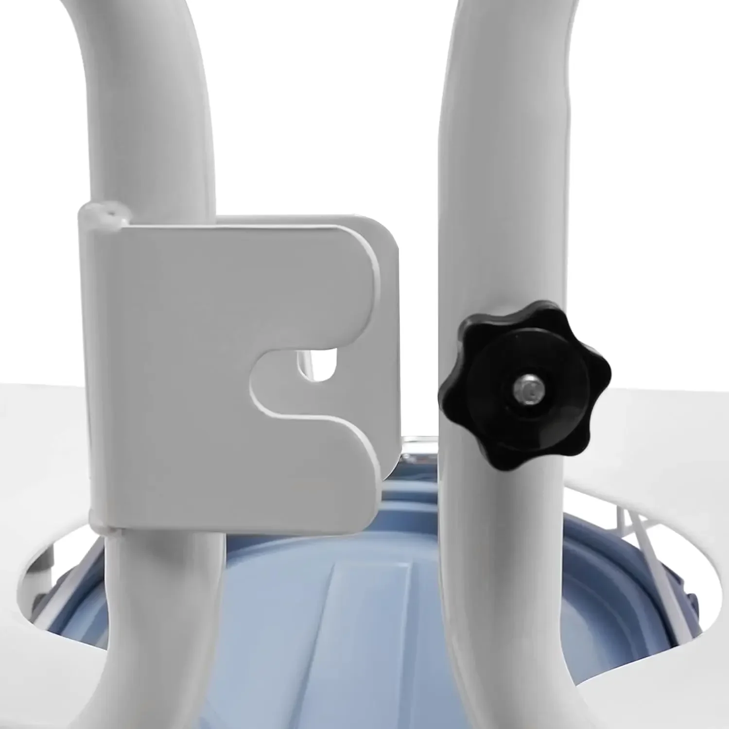 Hydraulischer Pflegewagen 180 ° Hydraulischer Patiententransferstuhl mit geteiltem Sitz, 198 lb, mit Kissen, geeignet für ältere Menschen – Detail 8