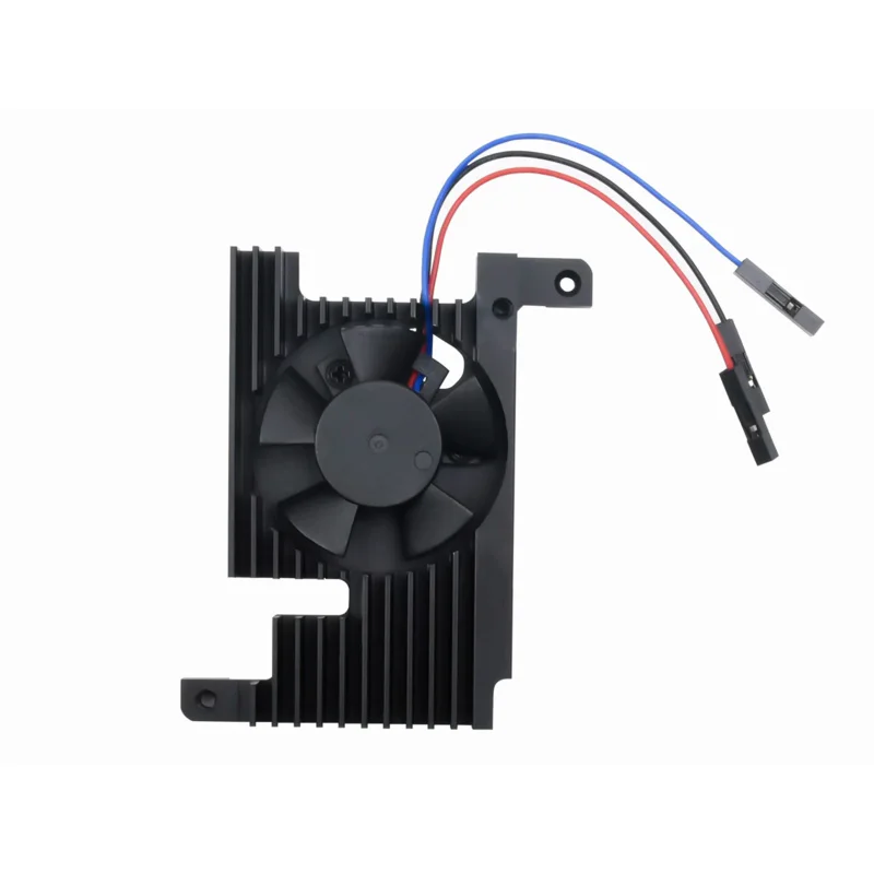 Waveshare 저소음 전용 올인원 알루미늄 합금 냉각 선풍기, 라즈베리 파이 4B 용, PWM 속도 조절, 더 나은 냉각 