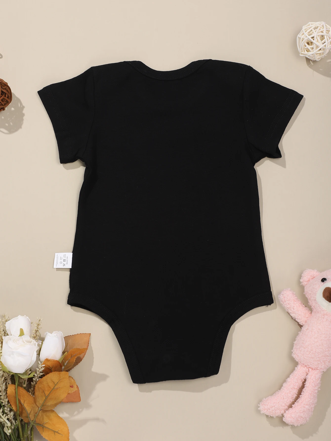Funny Baby Boy Clothes Black Cotton Onesie “Pack My Diapers I'm Going Fishing With Daddy” 0-24 Months Toddler Bodysuit Summer 2