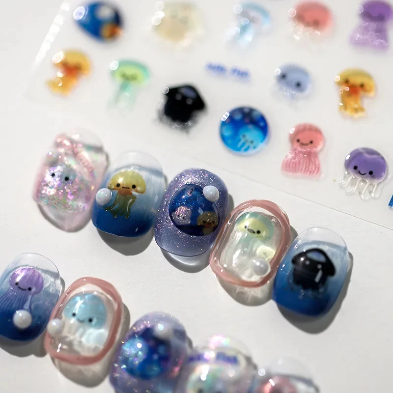 5D Kawaii Jelly Nail Stickers Image 3