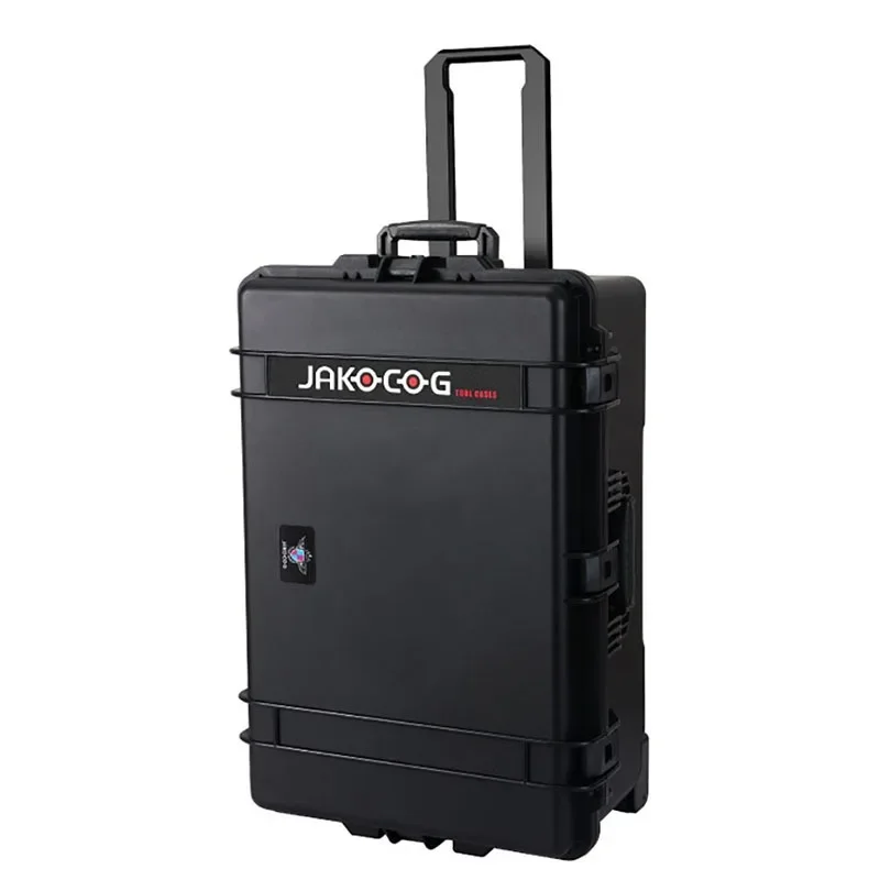 Waterproof Pull Rod Tool Box Plastic Outdoor Equipment Instrument Box Photography Equipment Safety Hard Case Tool Bag Hardware 2