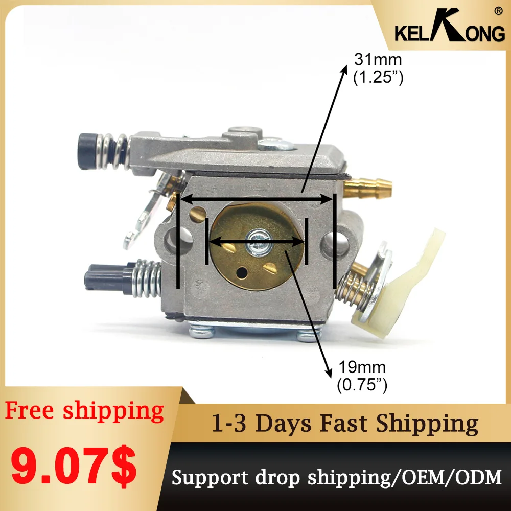 

KELKONG Carburetor Fits Husqvarna 51 55 50 Replace Walbro WT-170 WT-223 Chainsaw 503281504 Carby Replaces Zama C15-51