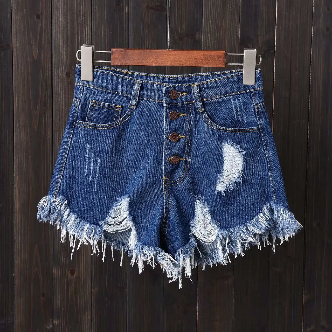 Breasted dark blue